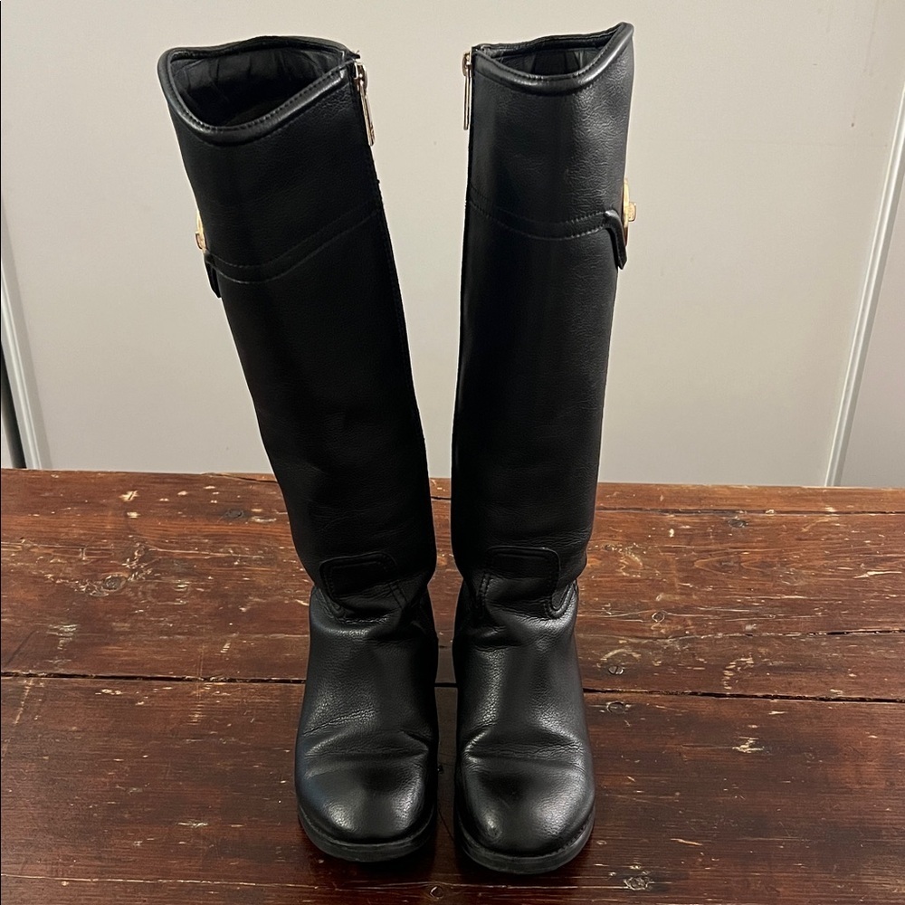 Tory Burch Leather Riding Boots - Picture 3 of 14
